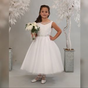 NWT Sweetie Pie Girls White Communion Dress